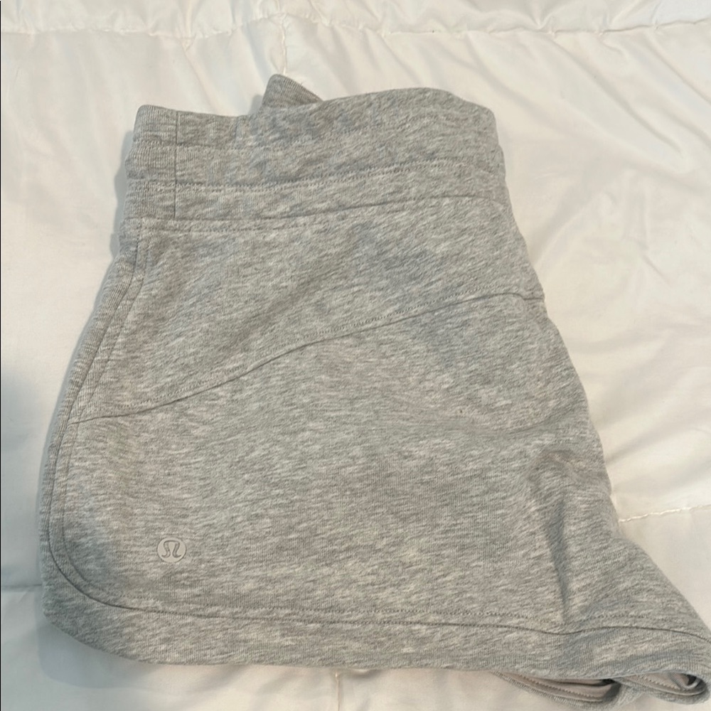 Lululemon Gray Athletic/comfy shorts